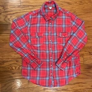 Aerie Pearl Snap, Size Medium